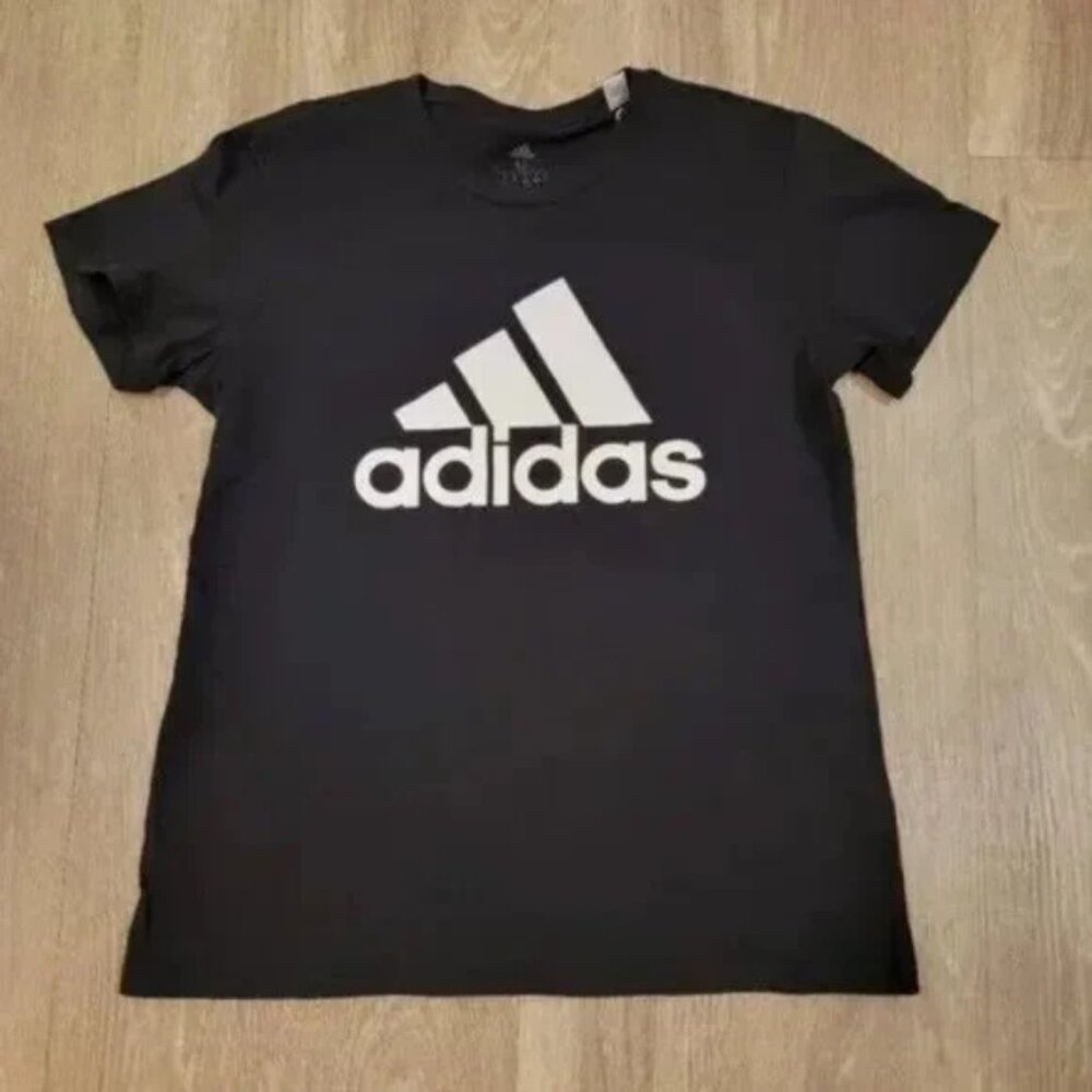 NWT Adidas Black Tee Size M